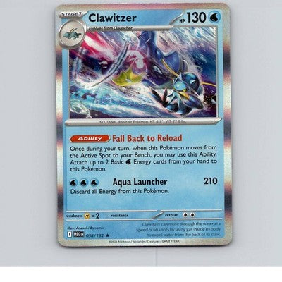 Clawitzer - Reverse Holo ME01: Mega Evolution 038/132 NM