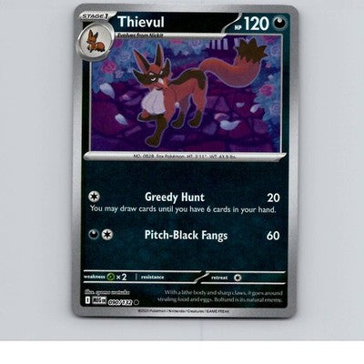 Thievul Reverse Holo ME01: Mega Evolution 090/132 NM