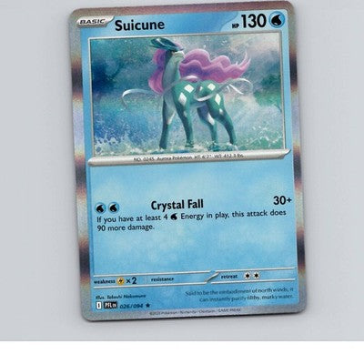 Suicune - 026/094 - PFL - Rare/ Reverse Holo - NM