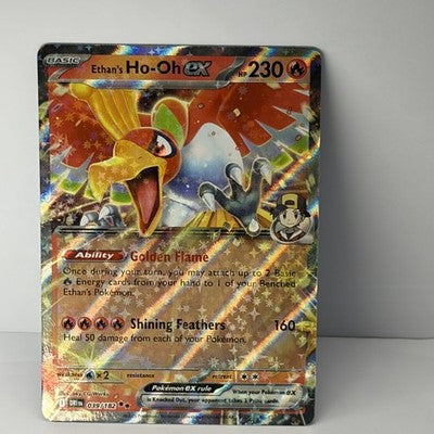 Ethan's Ho-Oh ex - DRI SV10: Destined Rivals #039/182 Double Rare Reverse Holo N