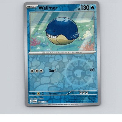 Wailmer Reverse Holo SV09: Journey Together 040/159 NM