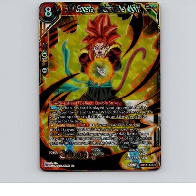 SS4 Gogeta, Indomitable Might (SPR) Foil Dawn of the Z-Legends BT18-143 NM