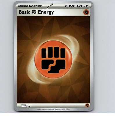 Basic Fighting Cracked Ice Holo -Scarlet & Violet Energies #014 Common Holo NM