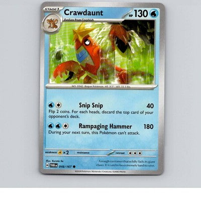 Crawdaunt 048/167 Common Twilight Masquerade Near Mint