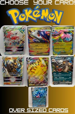 Pokemon Jumbo Oversized Card - Pick Your Card! Black Star Promo Holo NM