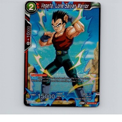 Vegeta, Lone Saiyan Warrior Foil Dawn of the Z-Legends BT18-018 NM