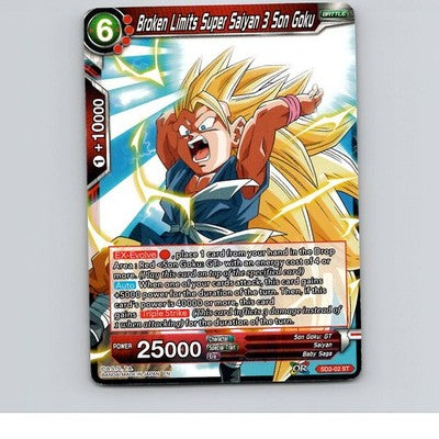Broken Limits Super Saiyan 3 Son Goku Normal Cross Worlds SD2-02 NM
