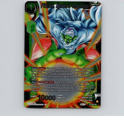 Piccolo, Master's Teachings Foil Promotion Cards P-404 NM