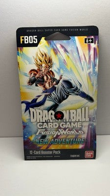 Dragon Ball Super TCG Fusion World New Adventure Booster- New/Factory-Sealed