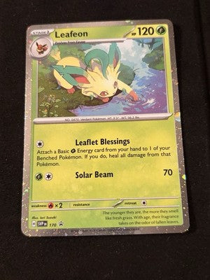 Leafeon 170 Cosmos Holo Black Star Promo NM