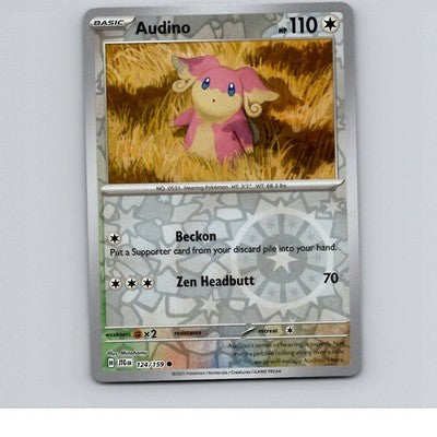 Audino Reverse Holofoil SV09: Journey Together 124/159 NM