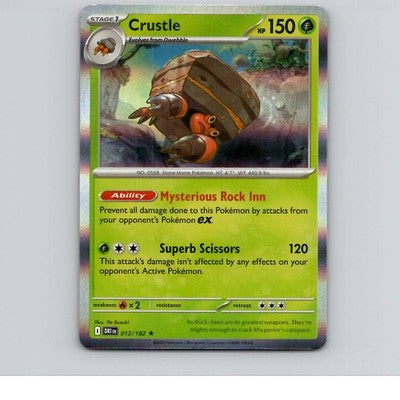 Crustle - 012/182 - DRI - Rare/ Holo - NM