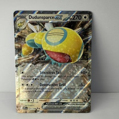 Dudunsparce ex - JTG SV09: Journey Together #121/159 Double Rare Reverse Holo NM