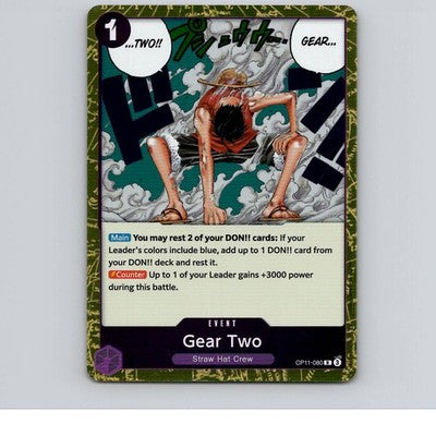 Gear Two Foil A Fist of Divine Speed OP11-080 NM