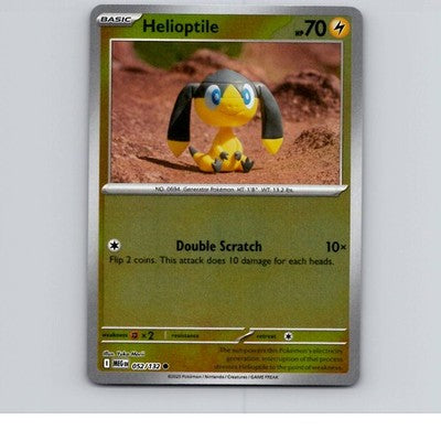 Helioptile Reverse Holo ME01: Mega Evolution 052/132 NM
