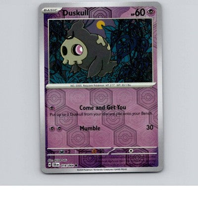 Duskull - 018/064 - SFA - Common/ Reverse Holo - NM