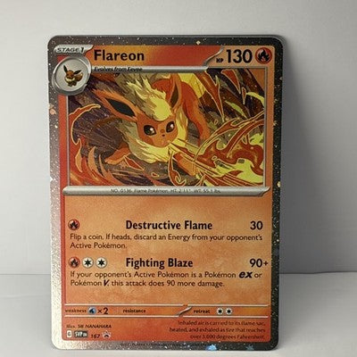 Flareon -  (Cosmos Holo) - SVP SV: Scarlet & Violet Promo Cards #167 Promo Rever