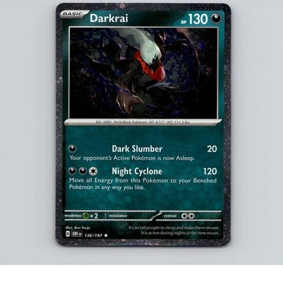 Darkrai (Cosmos Holo) 136/197 OBF NM