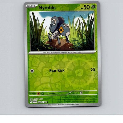 Nymble Reverse Holofoil SV09: Journey Together 019/159 NM