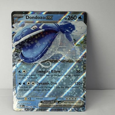 Dondozo ex - DRI SV10: Destined Rivals #066/182 Double Rare Reverse Holo NM