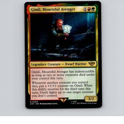 Gimli, Mournful Avenger - 209 - LTR - R/ Normal - NM