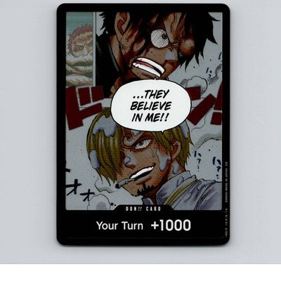 DON!! Card (Alternate Art) Foil A Fist of Divine Speed NM