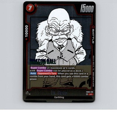 Dr. Gero Holofoil Manga Booster 01 FB06-019 NM