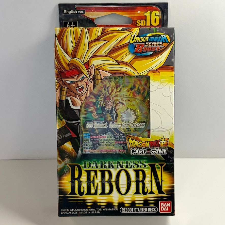 Darkness Reborn Starter Deck Dragon Ball Super Card Game New/Factory Sealed.