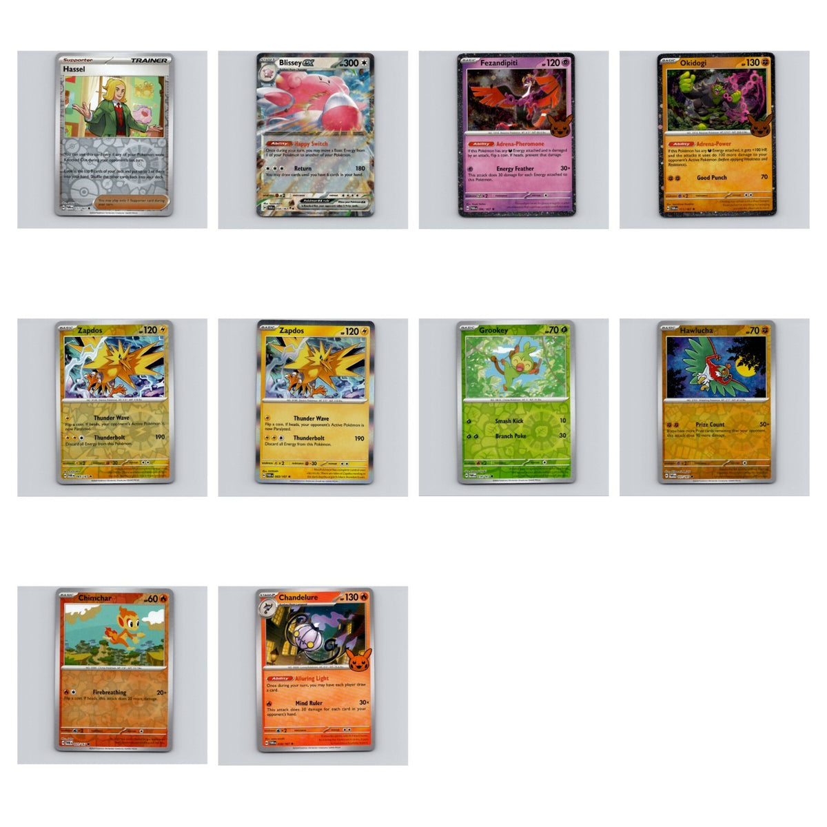Pokemon TCG 10 Card Lot - SV06: Twilight Masquerade, Trick or Trade NM