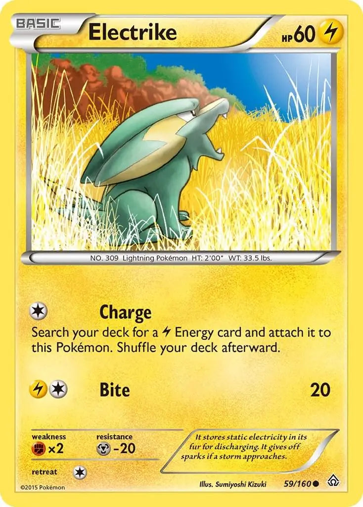 Electrike - Pokemon Primal Clash #59 NM