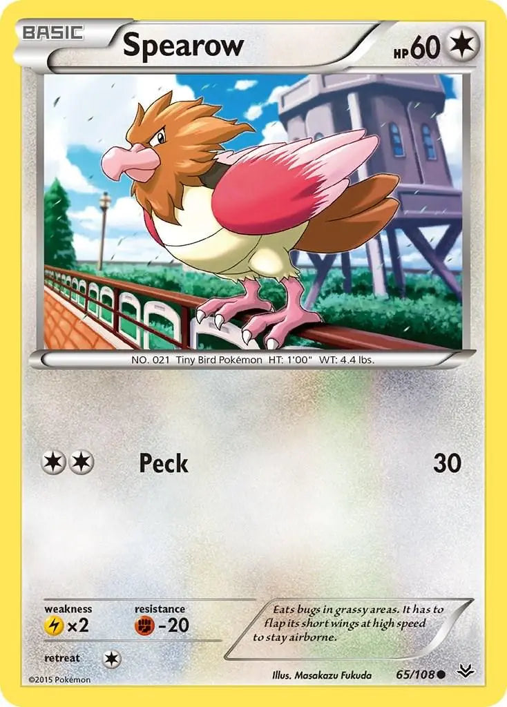 Spearow - Pokemon Roaring Skies #65 NM