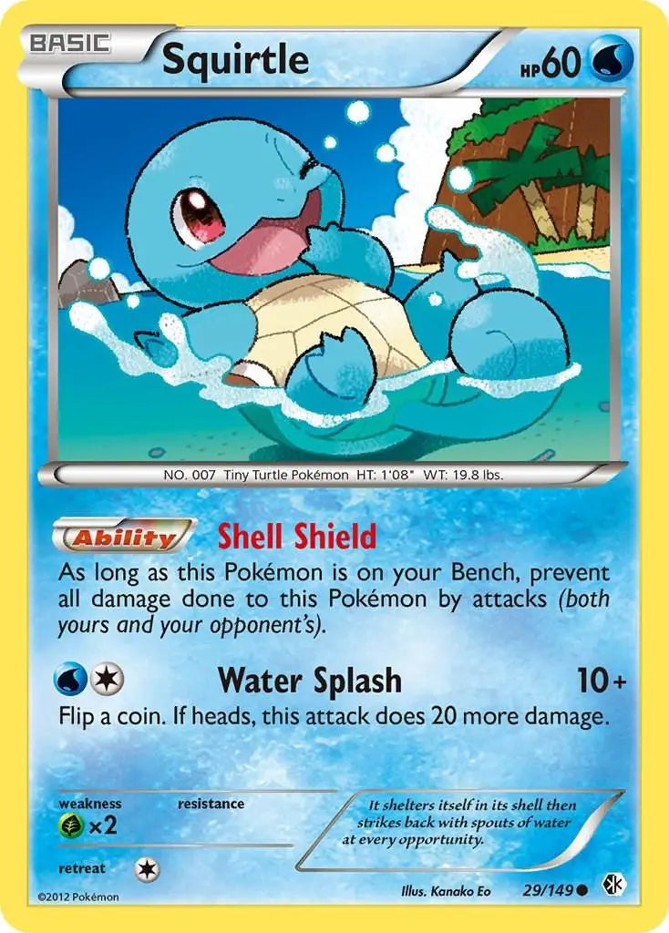 Squirtle - Pokemon Boundaries Crossed #29 NM